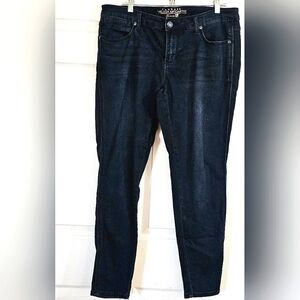Classic Seven 7 Melissa McCarthy Denim Legging Jeans 16W Skinny Dark Casual Plus